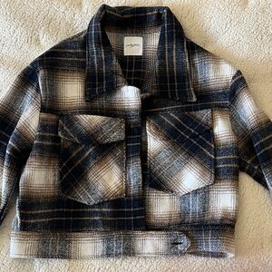 Carly Jean Los Angeles Checkered Jacket